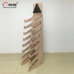 Custom Logo Wooden Display Racks Floor Skateboard Rack Display For Retail Store
