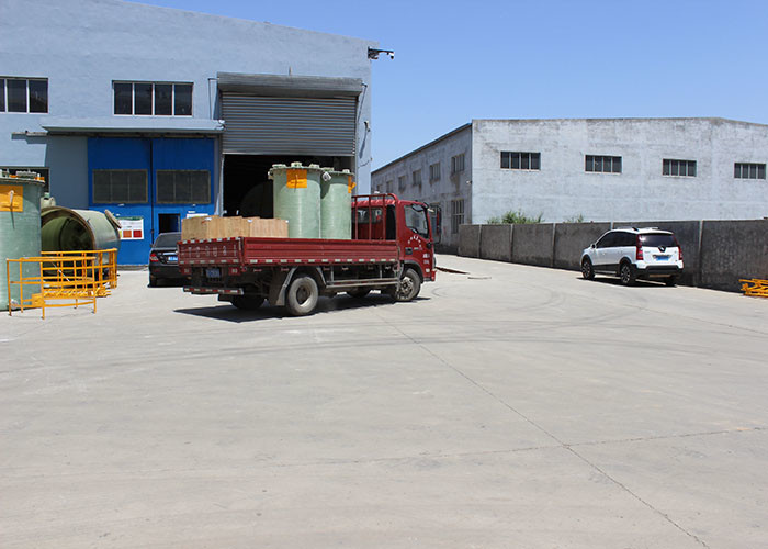 Filament Winding Softened Water FRP Horizontal Tank Food Brewing 1400*1860mm