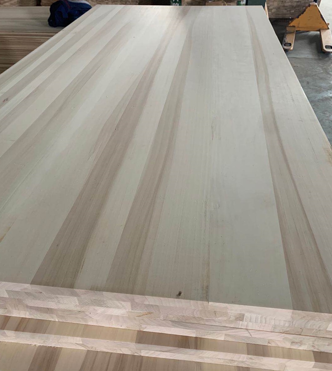 Three Layers Natural Texture Paulownia Poplar And Pine Wood Board