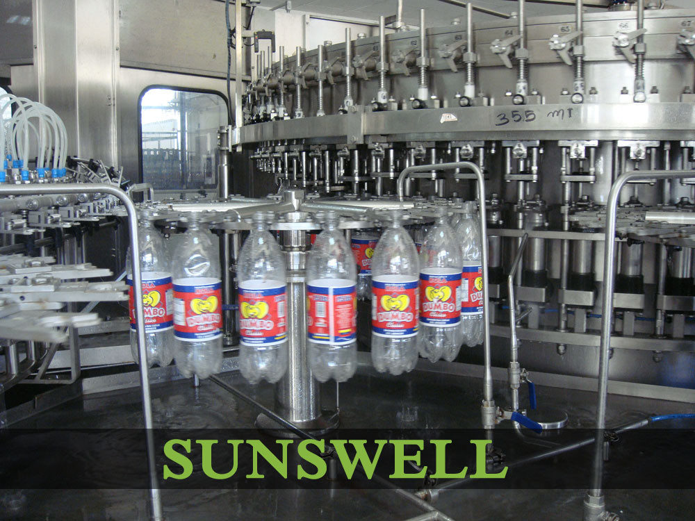 PET bottles soda water, energy drinks carbonated beverage filling machine equipment
