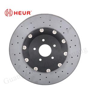 China HEUR Brake Carbon Ceramic Disc For Nissan Gtr R35 Sentra B18 Customize 390*34*75mm wholesale
