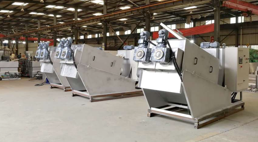 TPDL Wastewater Treatment Multi-Plate Screw Press for Stainless Steel 380V Dewatering