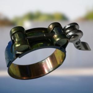 China Telescoping 250V Antenna Mast Accessories Steel Clamp wholesale