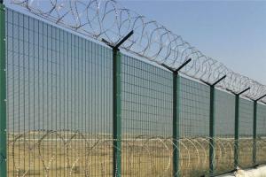 China Welded Airport Security Fence Round Post Airport Perimeter Fence wholesale