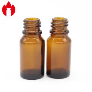 China 10ml 18mm Mouth Screw Top Vials Amber Glass Essential Oil Bottles wholesale