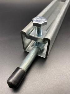 China Carbon Steel M10 M12 Unistrut Seismic Hinge Thread Rod Stiffener wholesale