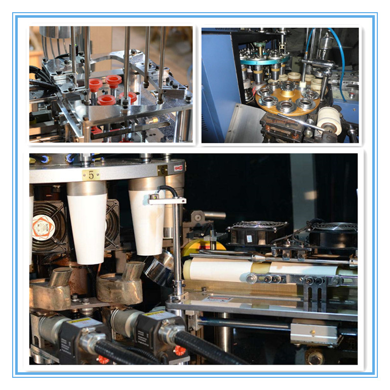 Middle high speed New type Low Price PE laminated paper cup making machine 2022 with auto collection