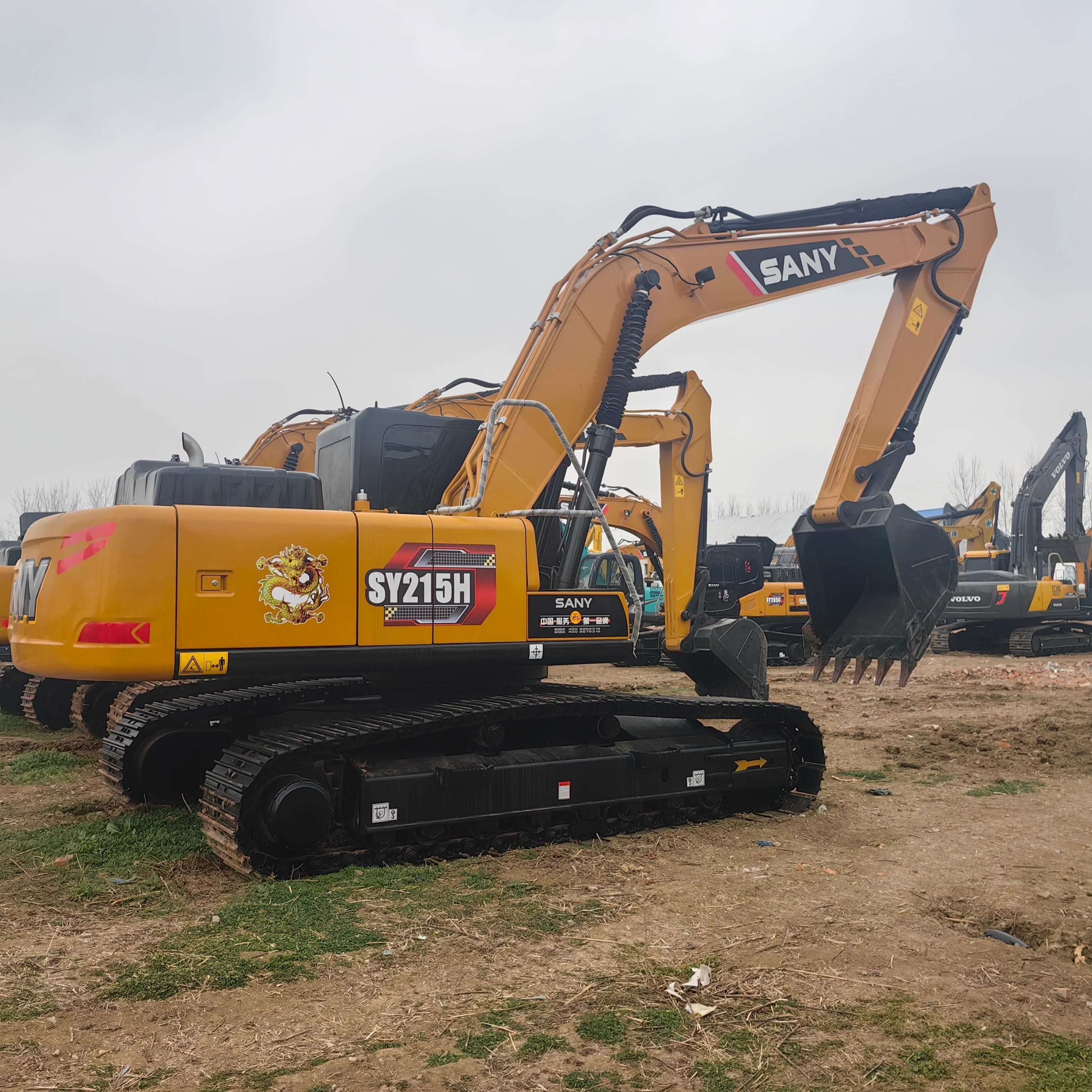New Arrival Used SANY Brand Sy215H Excavator 21 Ton Heavy Earth Moving Machine For Sale