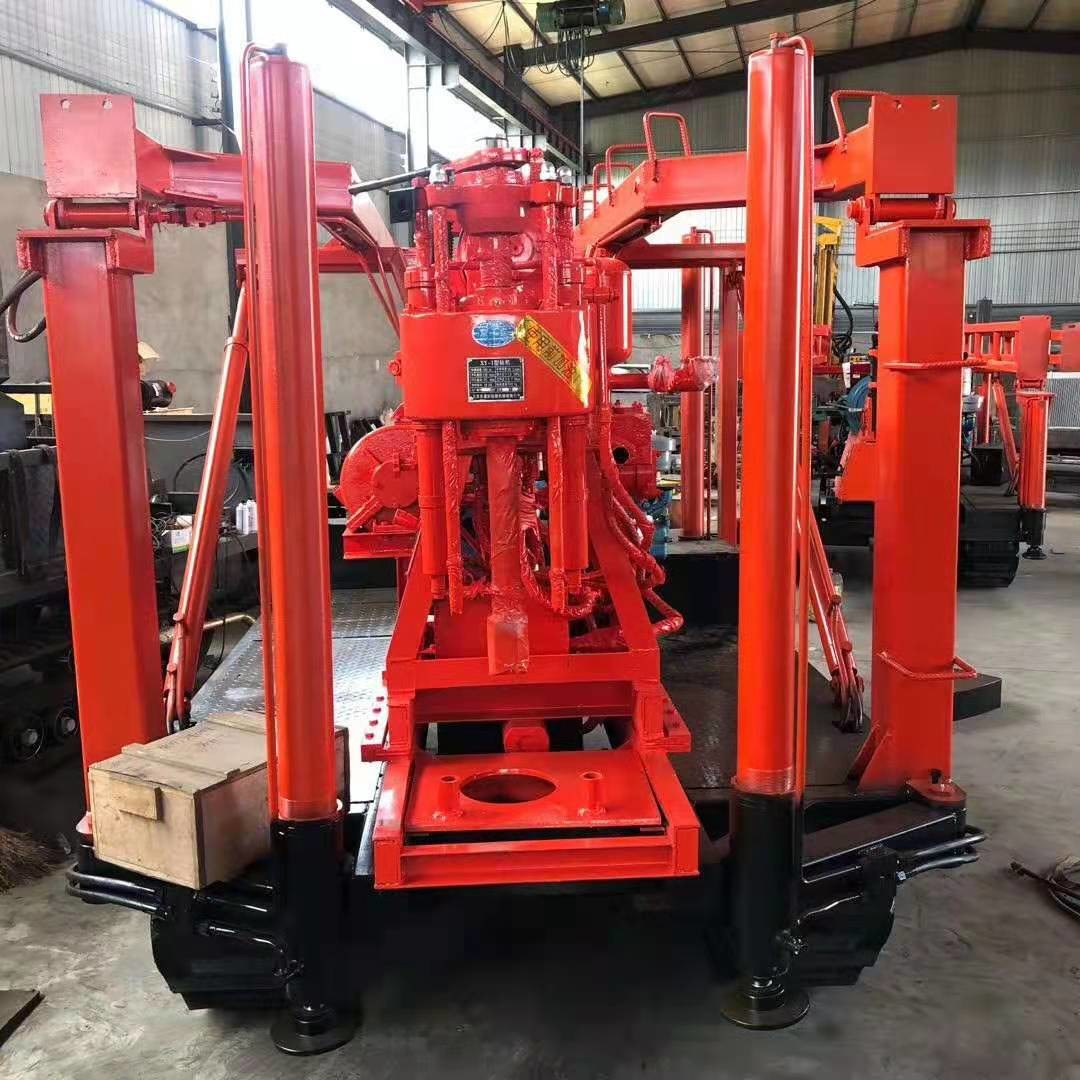 200m Portable Mounted Crawler Borehole Drilling Rig For Water Well