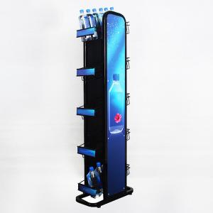 China Retail Store Supermarket Metal Soda Water/Jams Bottle Wine Display Stand Versatile Beverage Rack wholesale