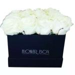 Square cardboard box popular kraft paper flower box preserved rose box