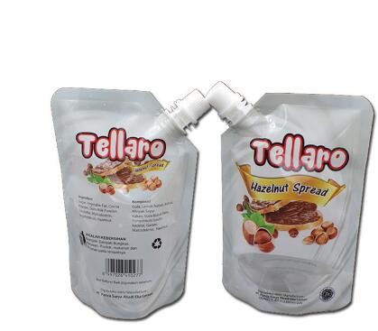 100% Eco-Friednly Food Grade Aluminum Plastic Spout Bag for Milk Packing