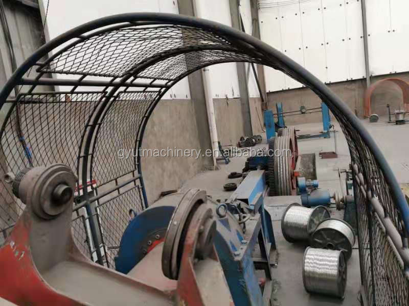 630/500 Bobbin Second Hand Wire Stranding Plant with 7 Core PC Wire Twisting Machine