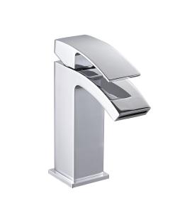 China Custom Basin Mixer Waterfall Tap , Stylish High Rise Bathroom Faucet wholesale