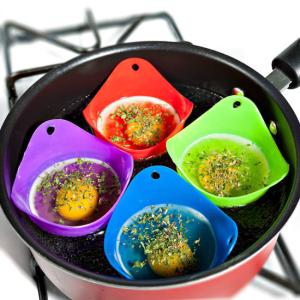 China Hot Selling Non Stick Silicone Egg Poacher Boiler wholesale