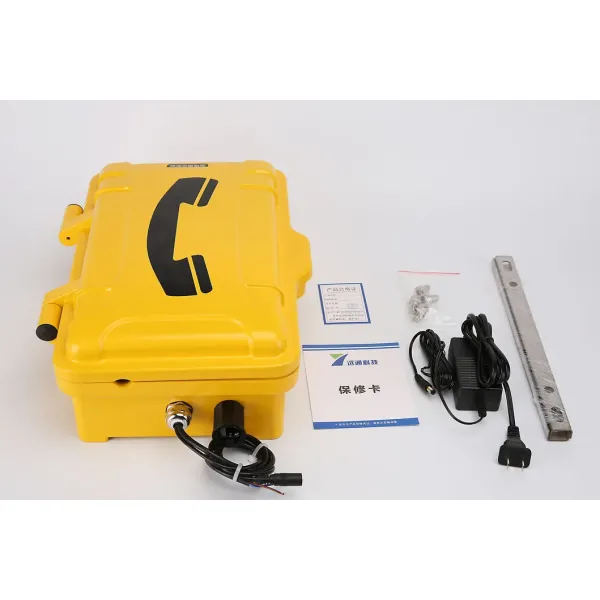 IP68 Industrial Weatherproof Telephone with 30W Built-in Amplifier and 3W Buzzer for Outdoor Emergency Use
