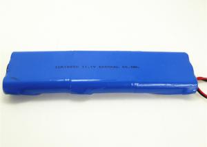 China 6000mah 11.1V 66.6Wh Li Ion Icr18650 Battery , Emergency Lighting Battery Pack wholesale