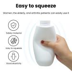 White Purple Pink Compact Portable Bidet 380ml Water Capacity ABS Model