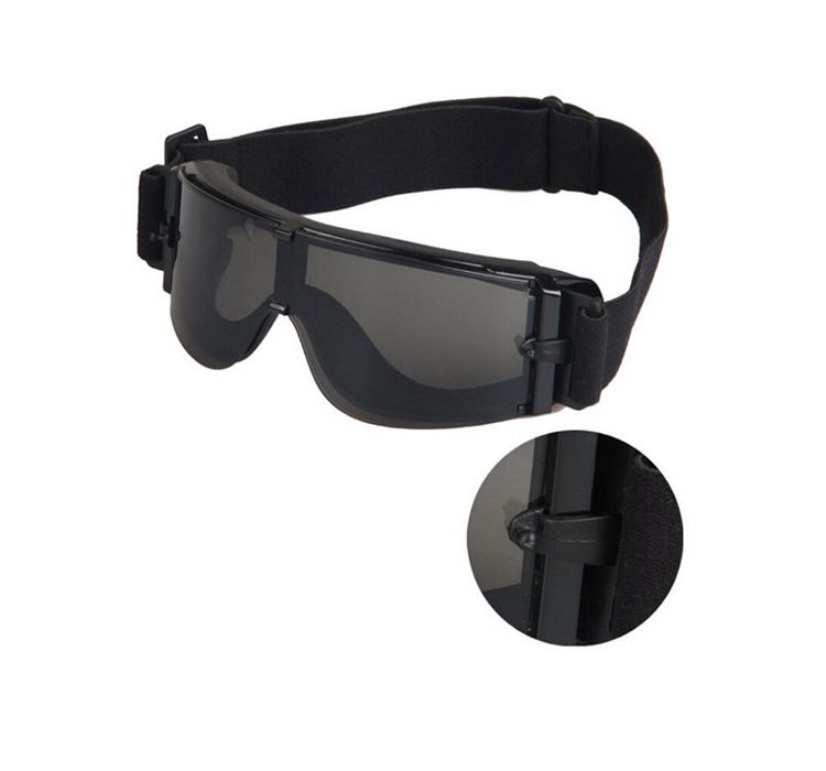 Bulletproof Anti-Scratch Custom Safety Glasses UV400 Protective Military Goggles 2018
