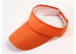 Summer Outdoor Sports Empty Top Hat , Sunscreen Breathable Composite Cloth