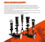 Front Rear Shock Absorbers for Land Cruiser 80 W211 Mercedes Benz Nissan Honda