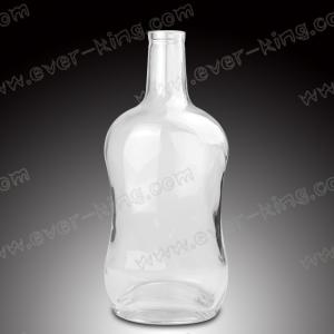 China Frosting Surface 750ml Alcohol Bottle For Rum wholesale