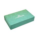 Color Printing Rigid Flip Cover Gift Box With Tissue Paper Skincare Packaging