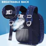 Waterproof 3D Rocket Kids Backpack Anti Lost Cartoon Girls Astronauts School