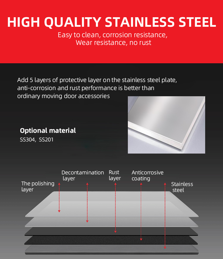 60kg Load Bearing Frameless Glass Sliding Door Hardware Rollers for Door Fittings