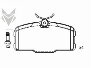 China Auto Brake Pads MERCEDES BENZ S-Class Coupe SL 000 420 46 20 Car Brakes Accessories wholesale