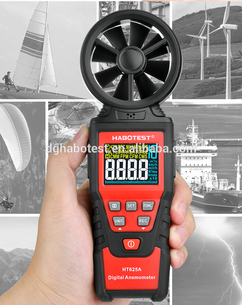 HT625A Handheld Digital Anemometer