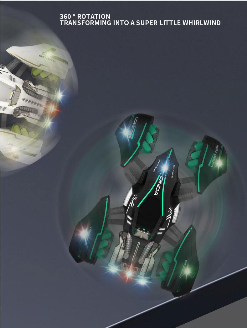 1 14 2.4Ghz 4WD RC Cars Remote Control Car Drift Stunt Dual Form One Key Deformation