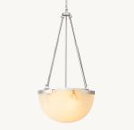 Metal Stone Brass Cone Suspended Ceiling Pendant Lighting
