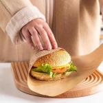 40gsm-50gsm Unbleached Printed Greaseproof Paper Cheese Butter Wrapping Paper