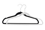 High Quallity Simple Black Velvet Hangers Wholesale