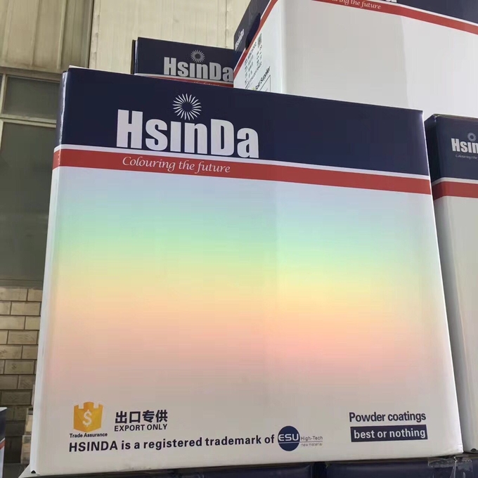 Thermosetting Glossy Mirror Gold Powder Coating for High Gloss Sculpture and Wheels