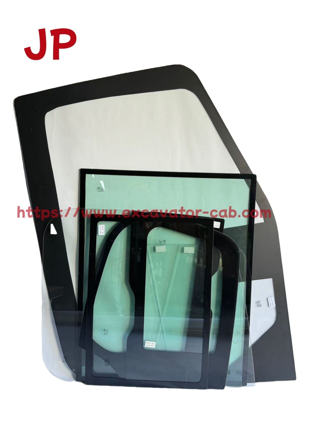 For Komatsu PC200-8 Excavator Cab Full Glass