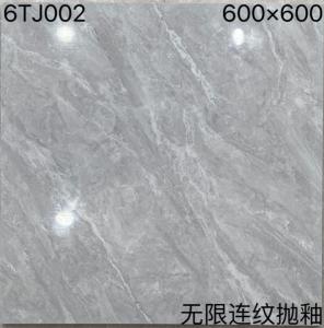 China Chemical Resistant Polished Porcelain Tiles Grey Glistening Surface wholesale