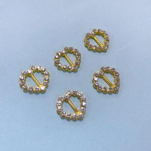 China Golden Heart Bra Charms Rhinestone Underwear Pendants wholesale