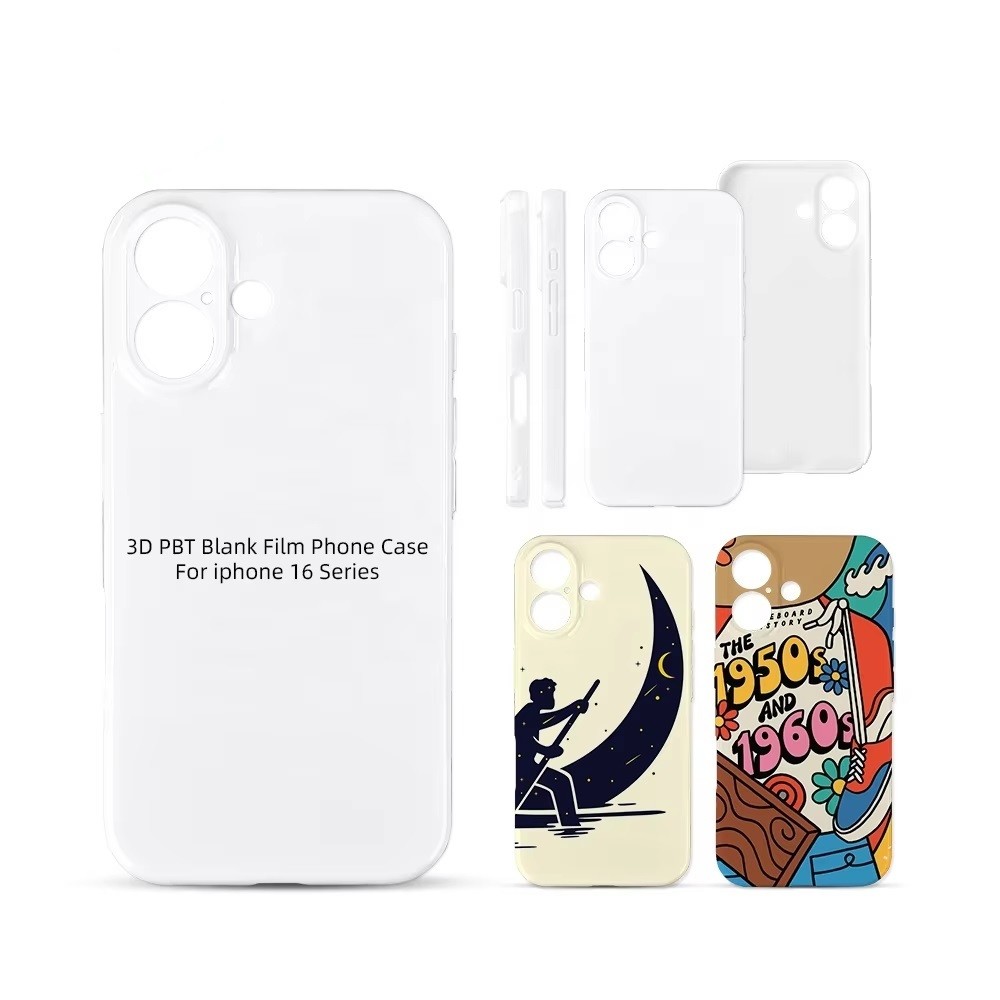 Custom Full Wrap Sublimation Printed Film Phone Cases for iPhone 16 15 14 Plus Pro Max