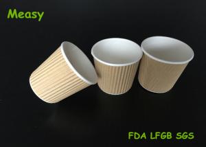 China 4Oz Disposable Kraft eco friendly disposable cups For Starbuck Cofe Shop wholesale