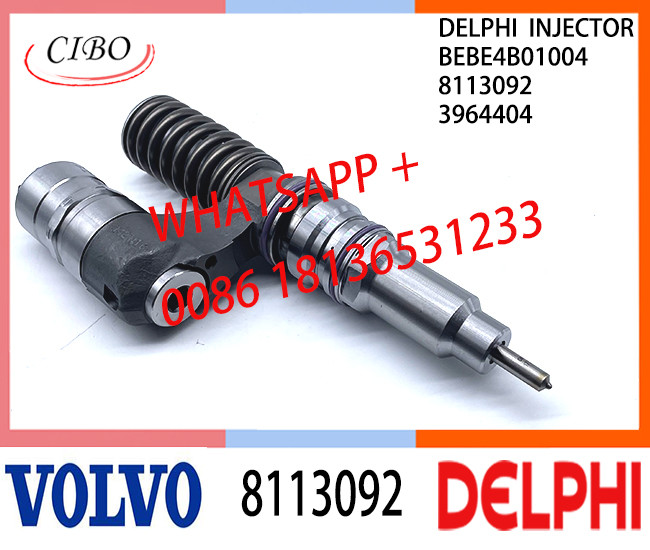 VOL 8113092 BEBE4B01004 3964404 Fuel engine Diesel Injector 8113092 BEBE4B01004 3964404 A0 for VOL FH12 (USA)