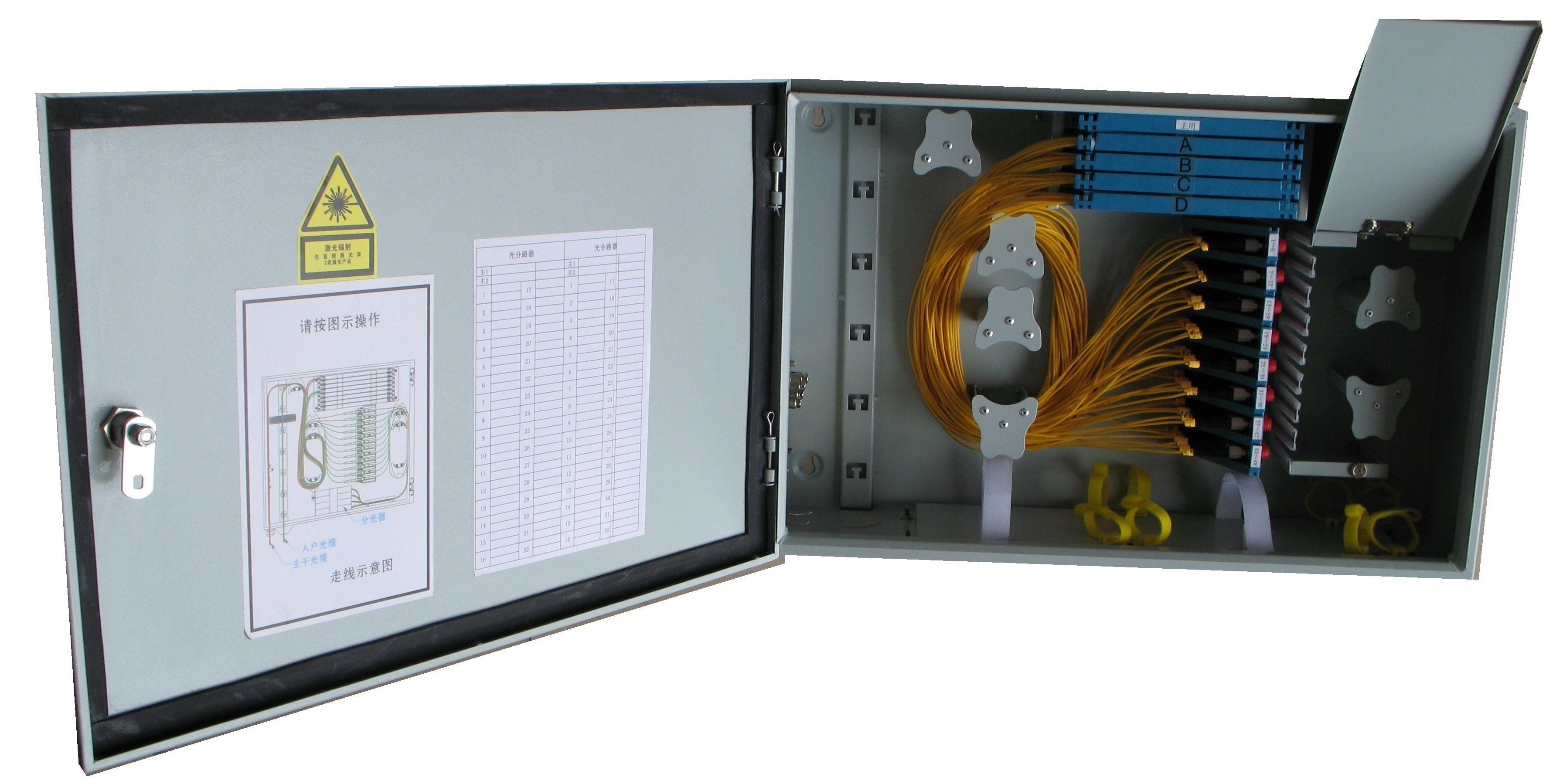 Waterproof Fiber Optic Distribution Box , 5 Ports Optical Distribution Cabinet