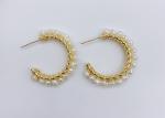 Luxury Baroque Bride Earring For Women Euramerican Palace Vintage Pop Pearl