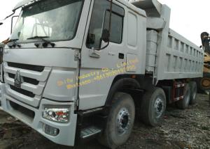 China Used Dump Truck HOWO 375 dump truck White color 12 wheels Africa construction work wholesale