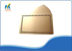 China Personal Sublimation Business Cards With 86*54 Mm Size , Blank Metal Membership Cards wholesale
