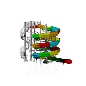 China Fiberglass Swimming Pool Slide Playground Water Sports And Entertainment Play Equipment Outdoor wholesale