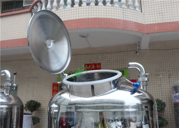 Auto Backwashing Control Stainless Steel Pressure Sand Filter Tank