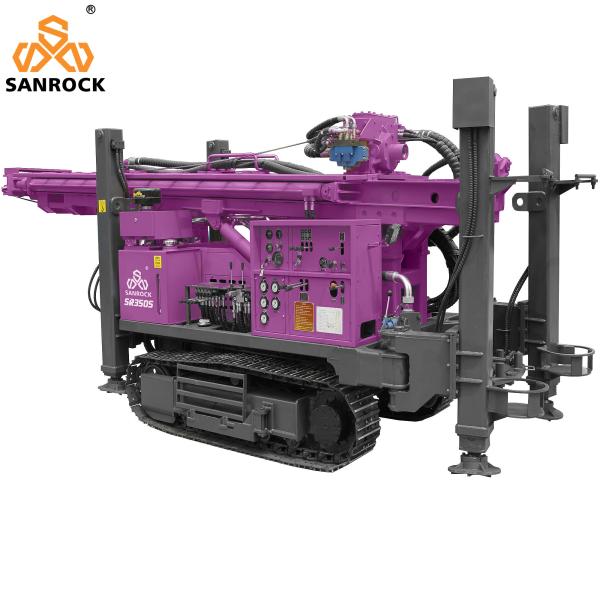Hydraulic Water Well Drilling Rig Equipment Crawler Deep Water Well Drilling