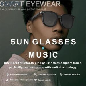 China USB Anti Radiation Fashion 20Hz Smart Audio Sunglasses Touch Control wholesale